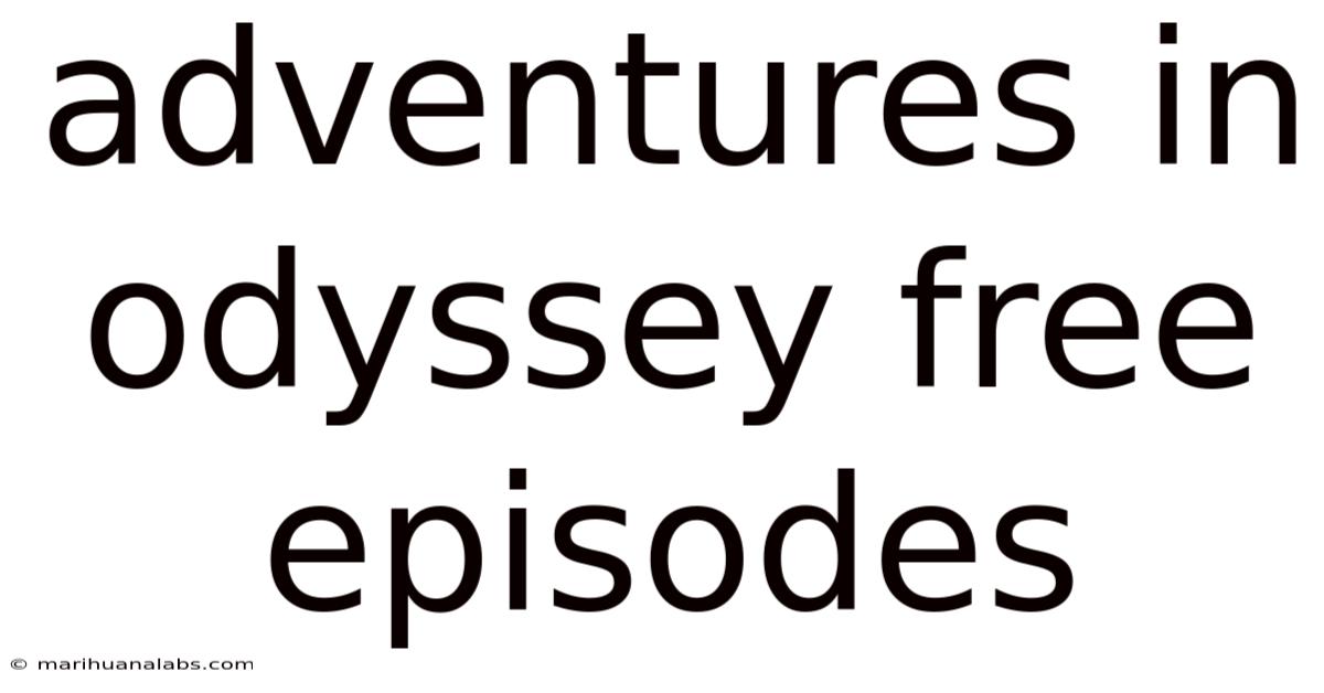 Adventures In Odyssey Free Episodes