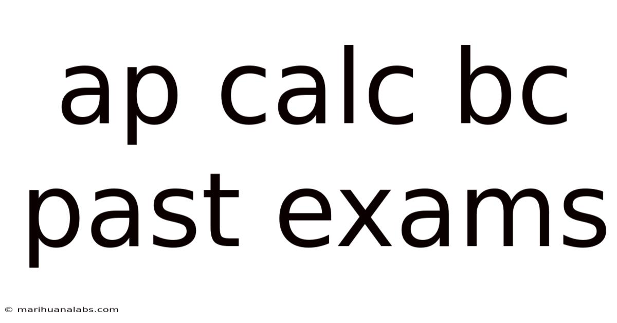 Ap Calc Bc Past Exams
