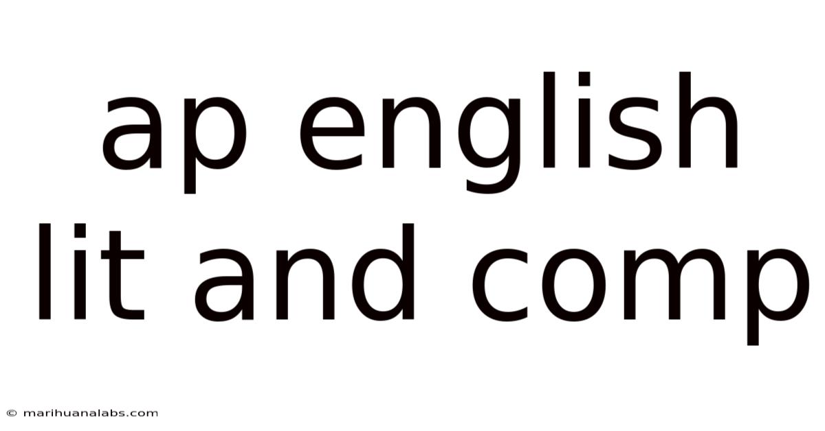 Ap English Lit And Comp