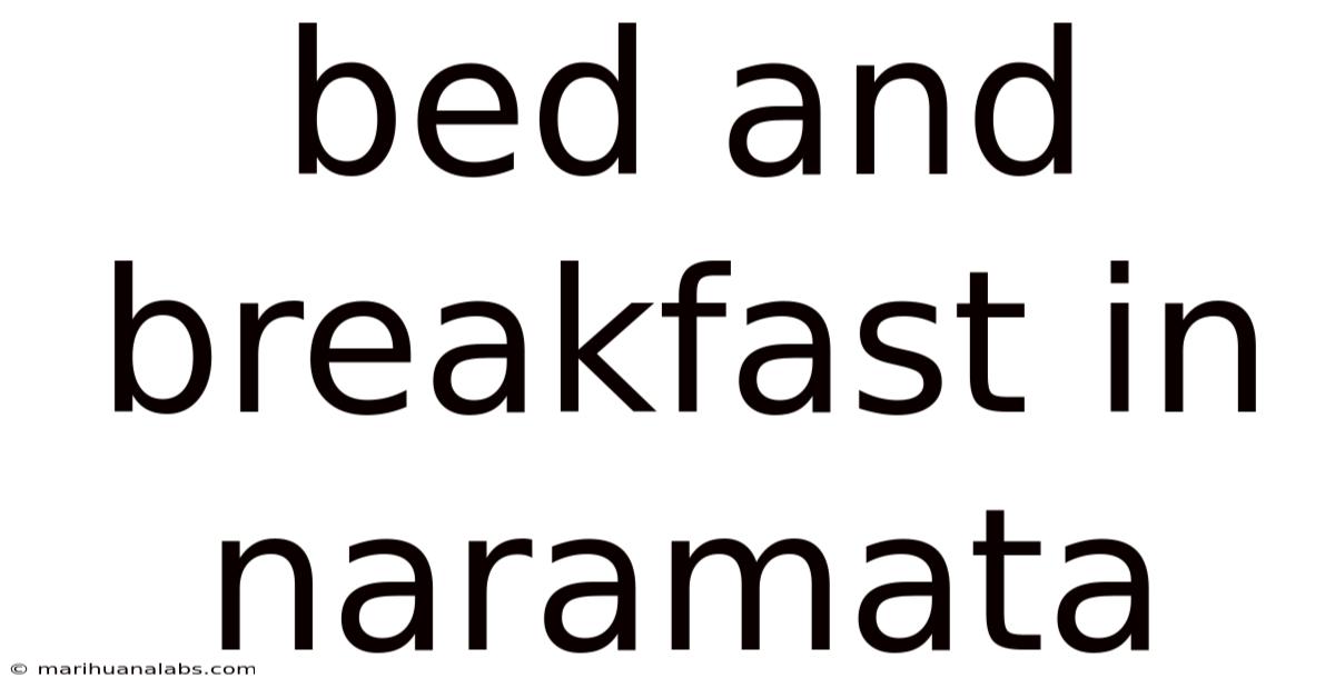 Bed And Breakfast In Naramata