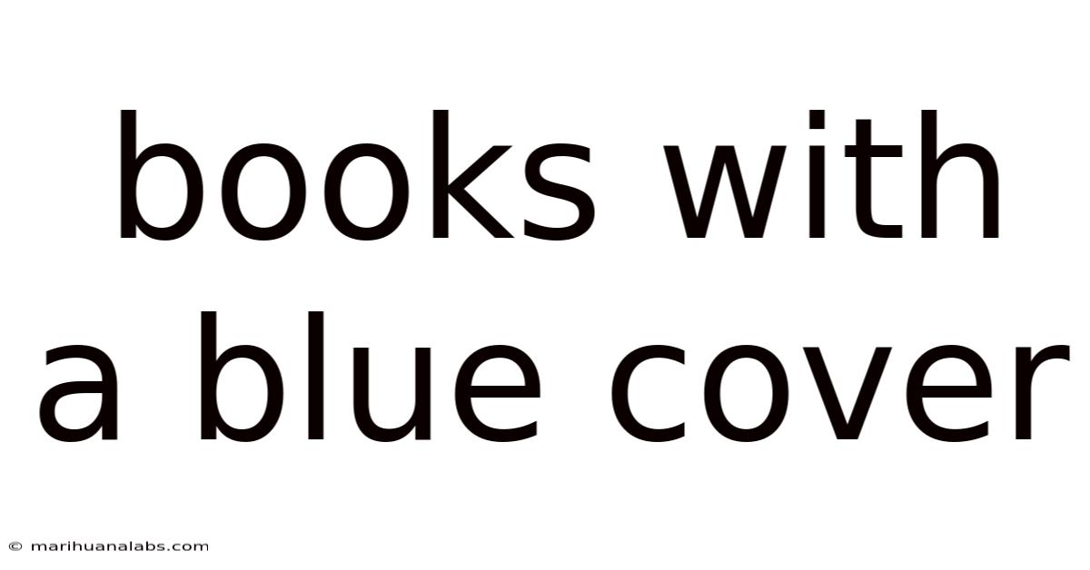 Books With A Blue Cover