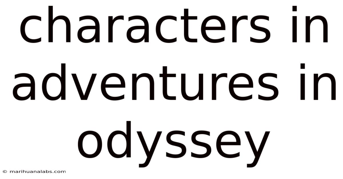 Characters In Adventures In Odyssey