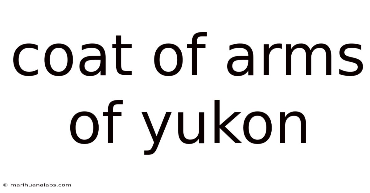 Coat Of Arms Of Yukon