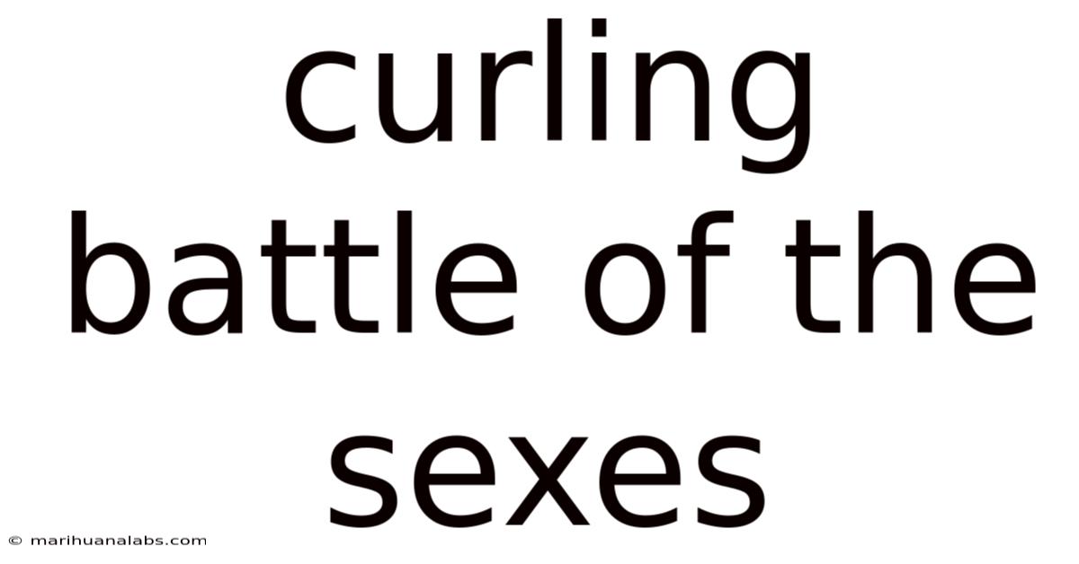 Curling Battle Of The Sexes