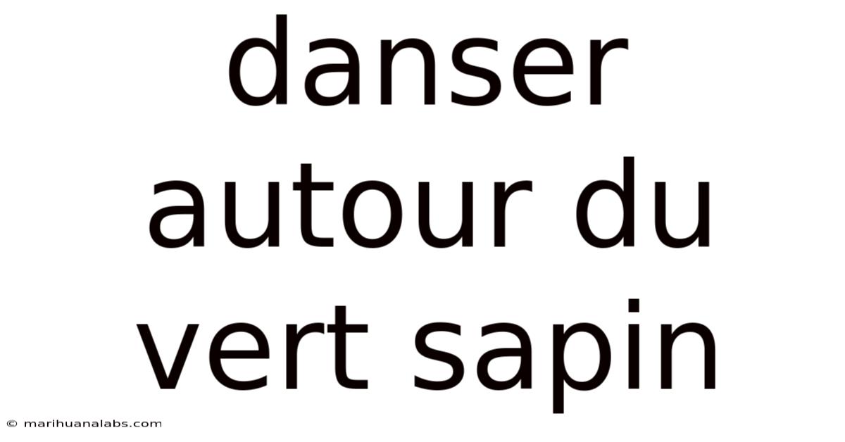 Danser Autour Du Vert Sapin