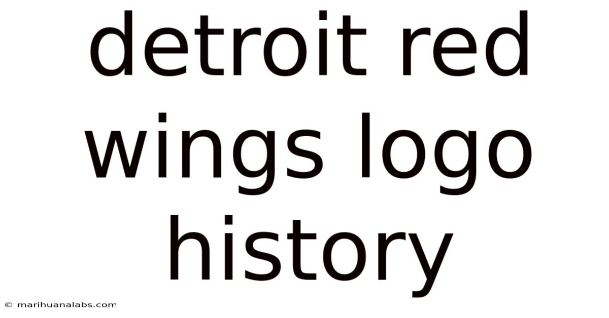 Detroit Red Wings Logo History