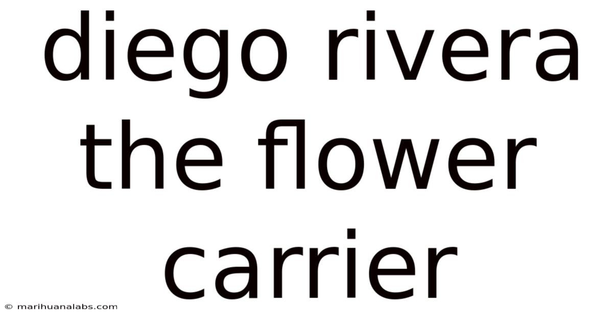 Diego Rivera The Flower Carrier