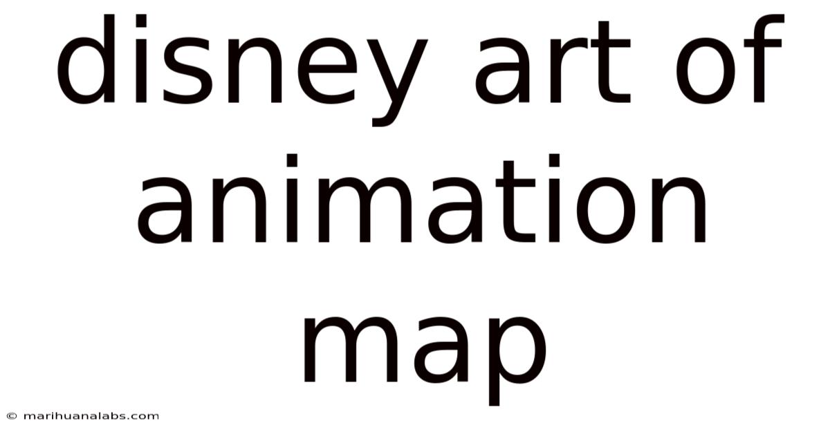 Disney Art Of Animation Map