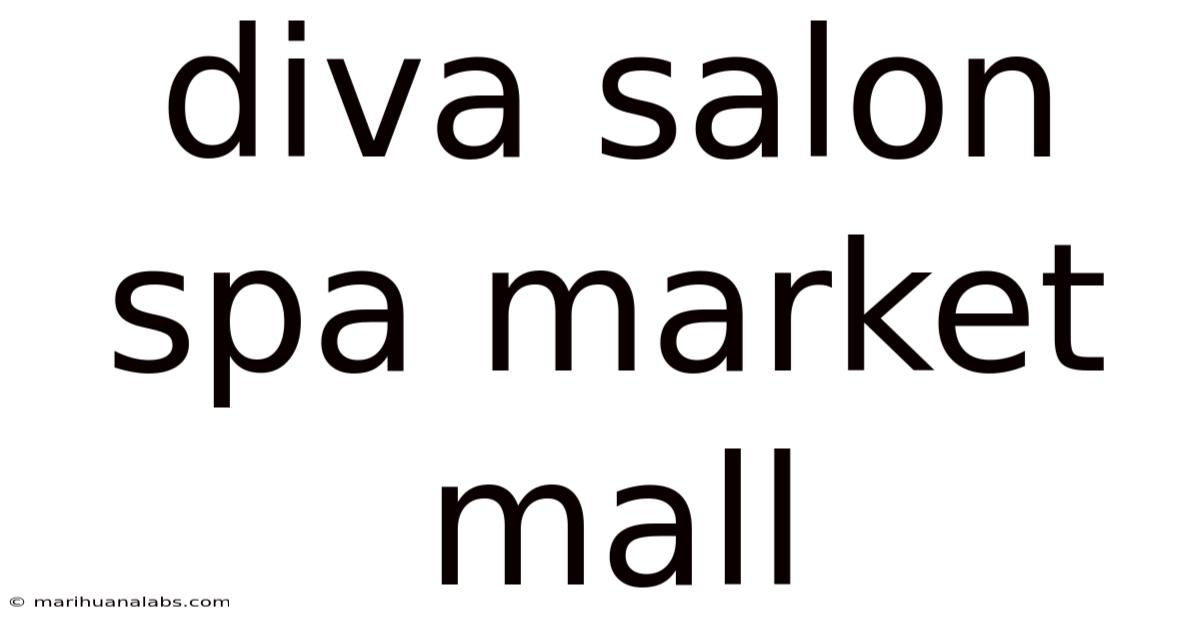Diva Salon Spa Market Mall