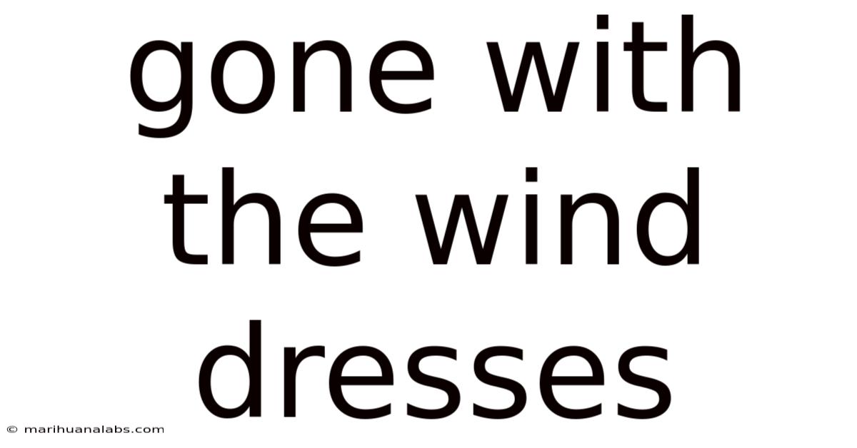 Gone With The Wind Dresses