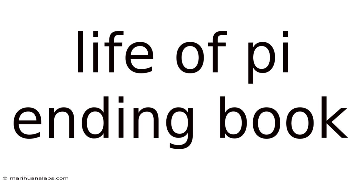 Life Of Pi Ending Book