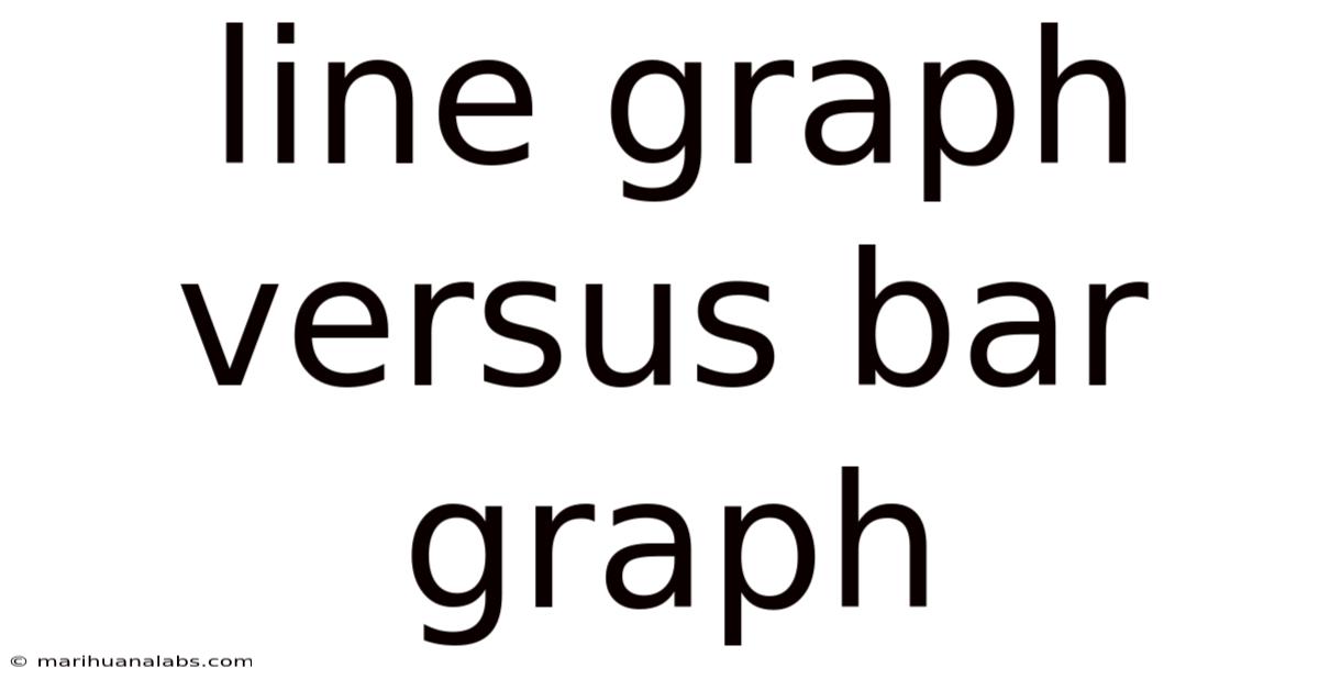Line Graph Versus Bar Graph