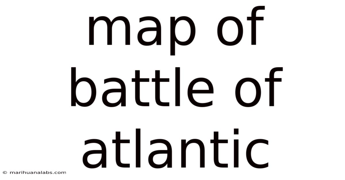 Map Of Battle Of Atlantic