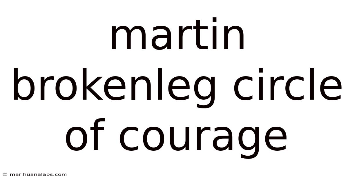 Martin Brokenleg Circle Of Courage