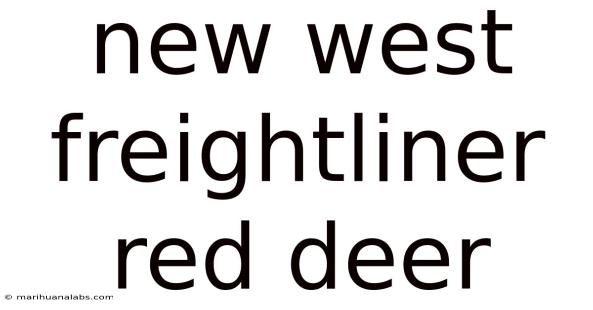 New West Freightliner Red Deer