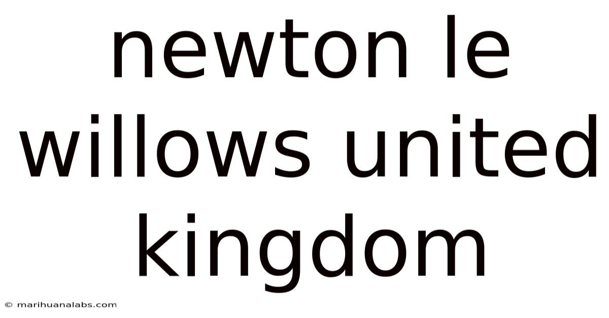 Newton Le Willows United Kingdom