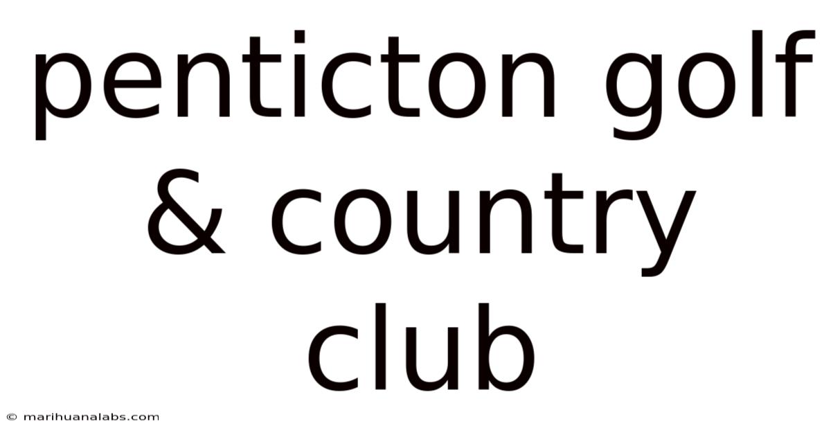 Penticton Golf & Country Club