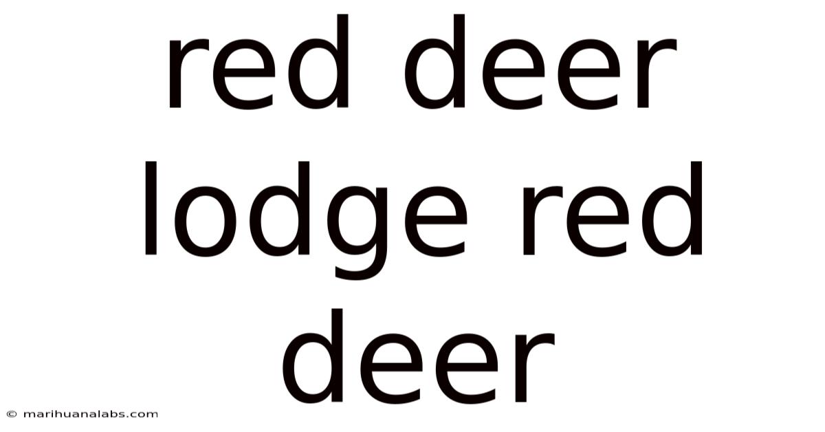 Red Deer Lodge Red Deer