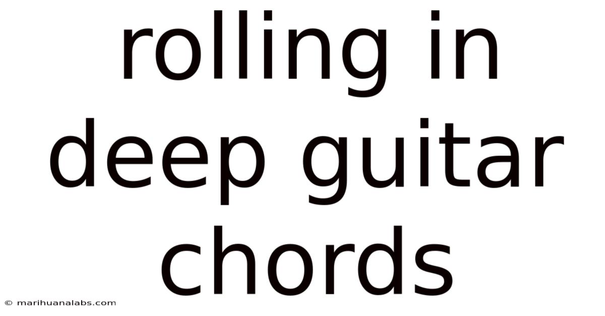 Rolling In Deep Guitar Chords