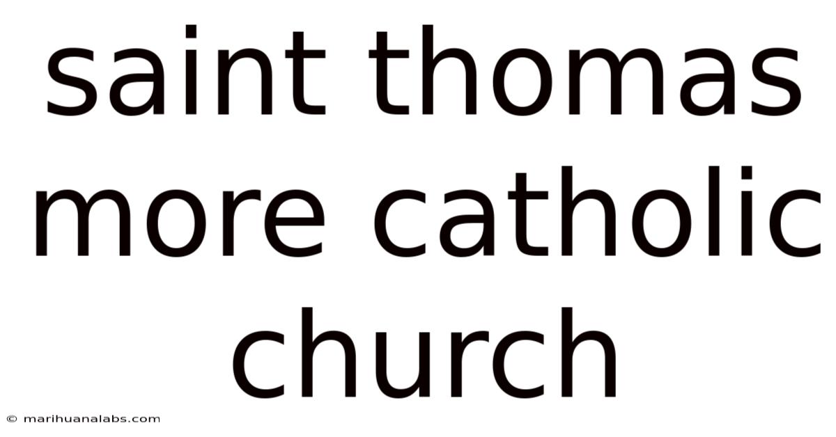 Saint Thomas More Catholic Church