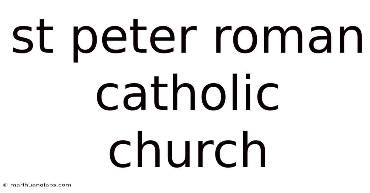 St Peter Roman Catholic Church