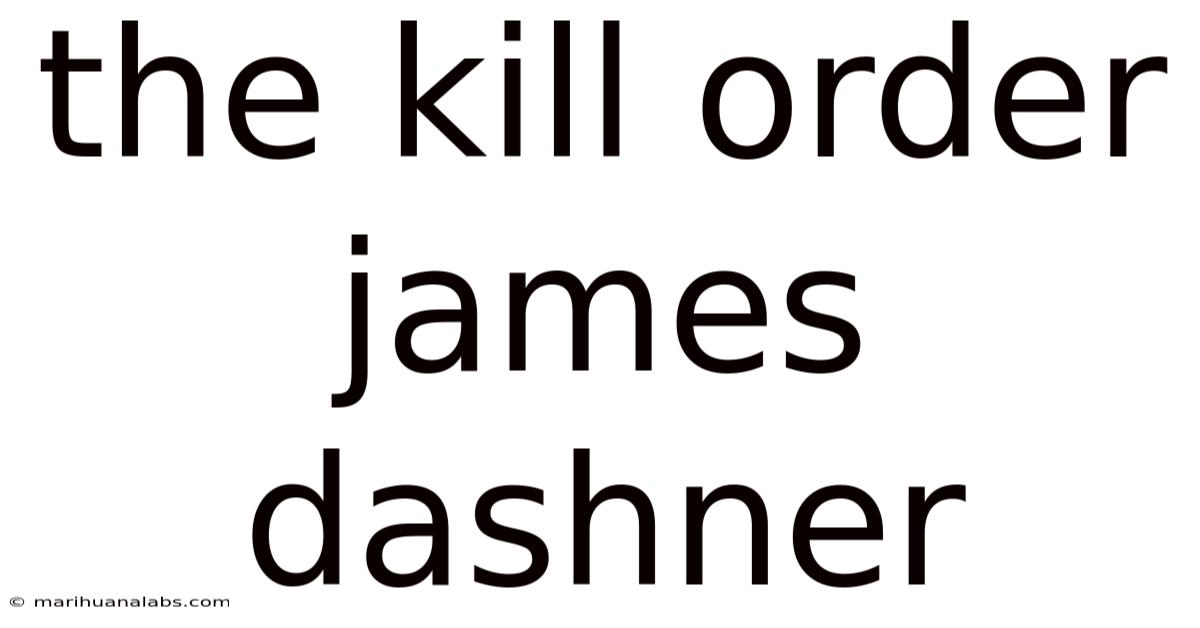 The Kill Order James Dashner