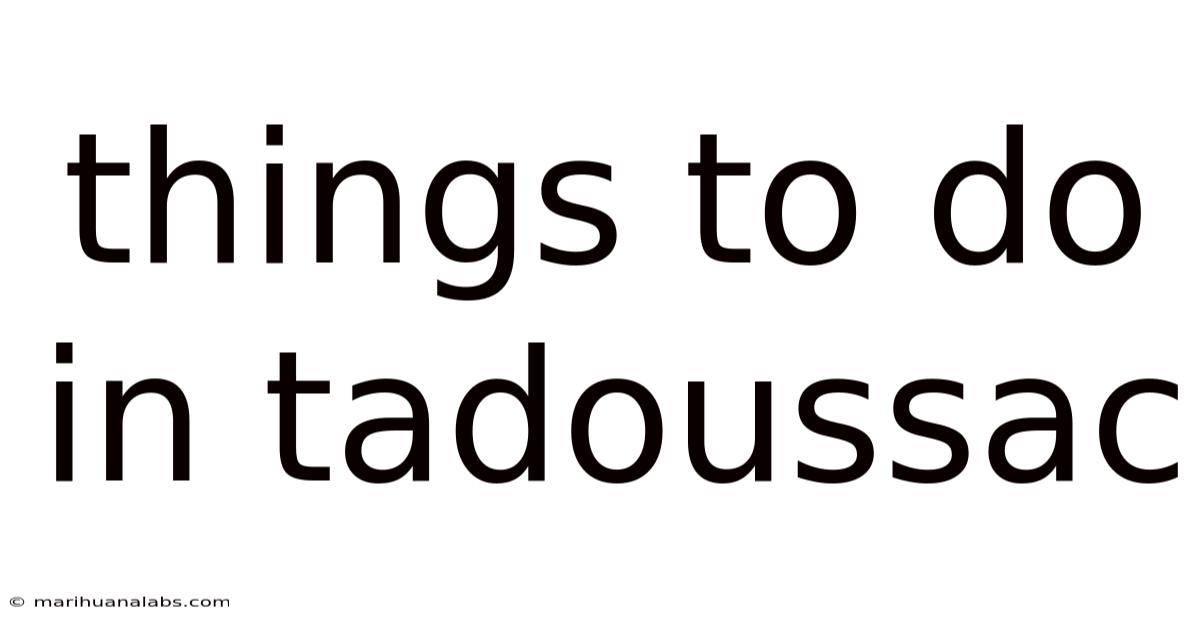 Things To Do In Tadoussac
