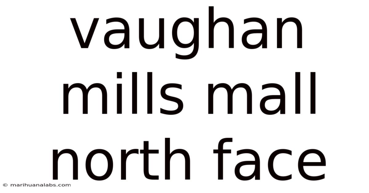 Vaughan Mills Mall North Face