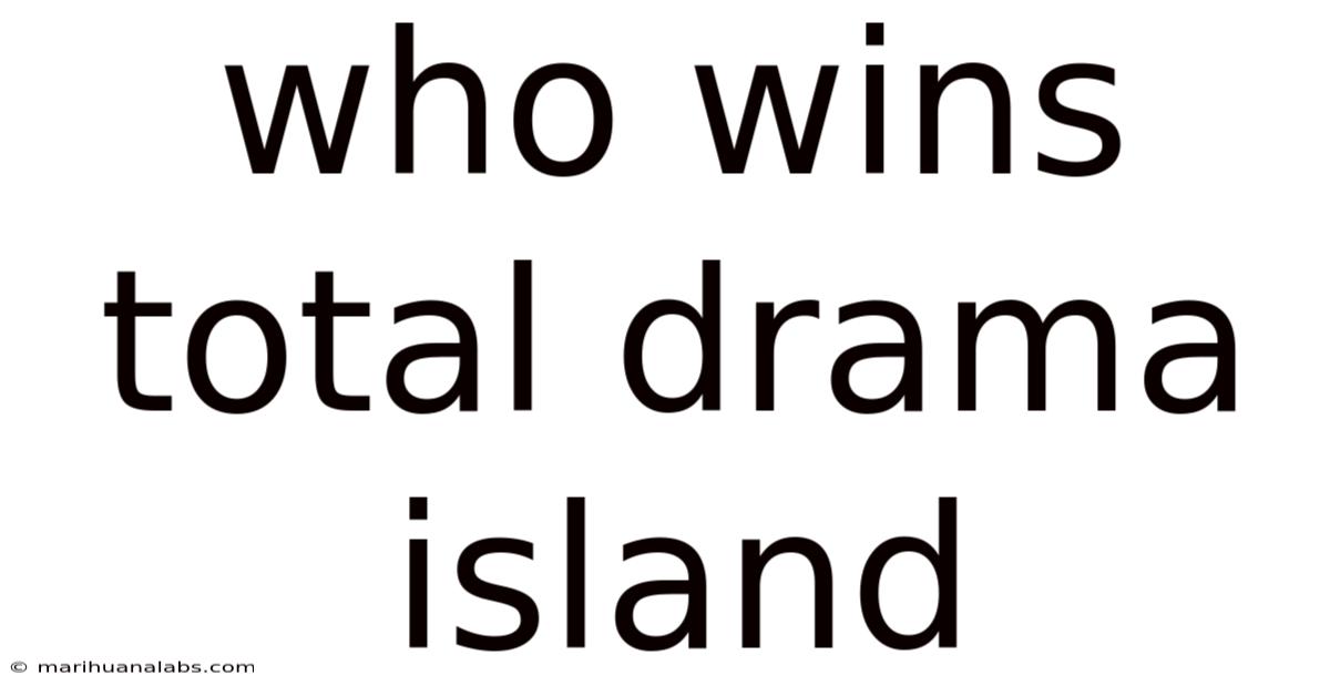 Who Wins Total Drama Island