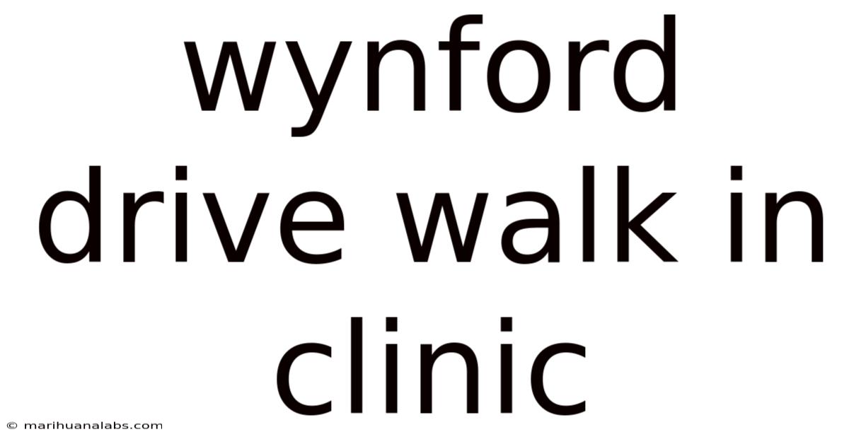 Wynford Drive Walk In Clinic